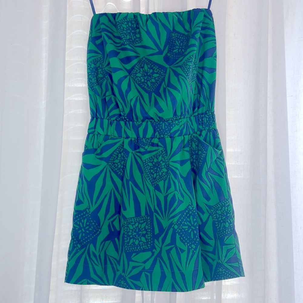 Tropical mini dress size L